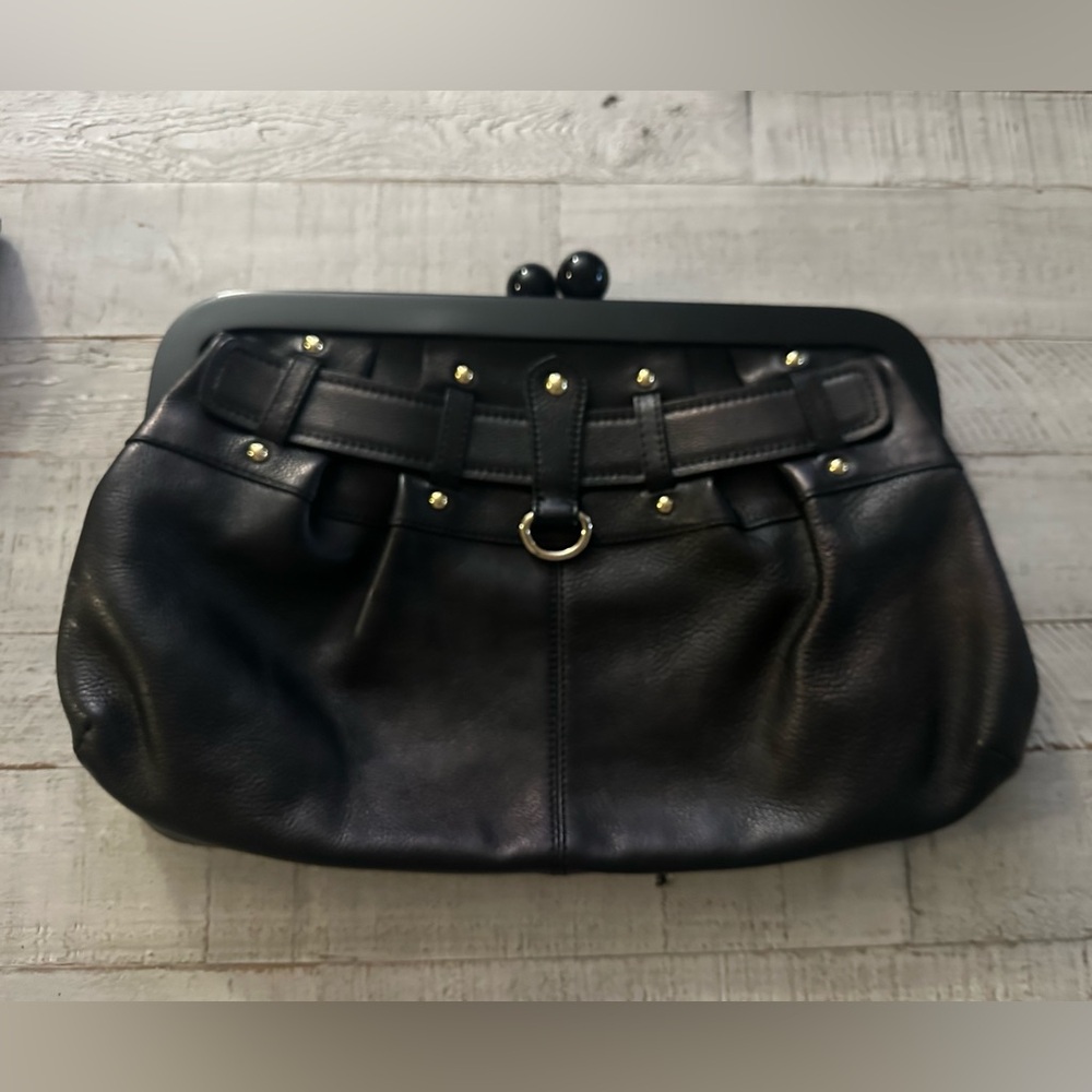 Oversized BlackWomen's clutch